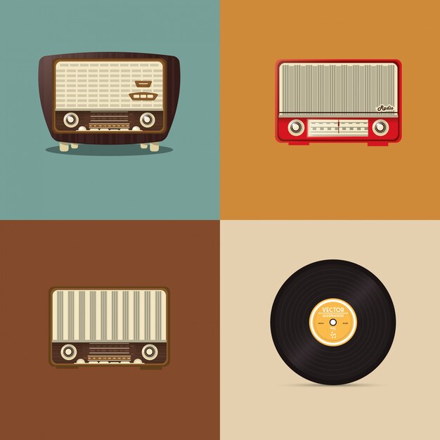 Imagen de radio retro