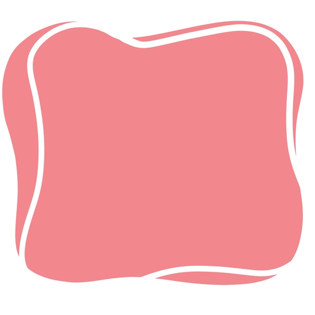 una imagen rosa y blanca de un pan tostado