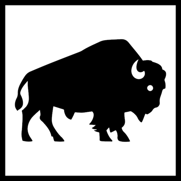 Imagen de la silueta del bisonte