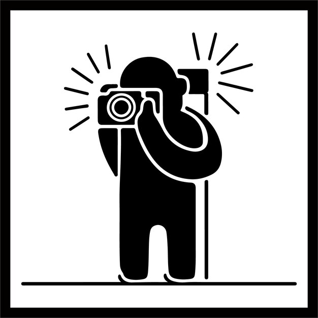 imagen de silueta del fotógrafo