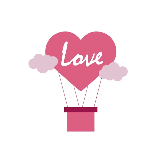 Imagen temática de amor Imagen de vector de logotipo de amor para la industria de camisetas y prendas de vestir