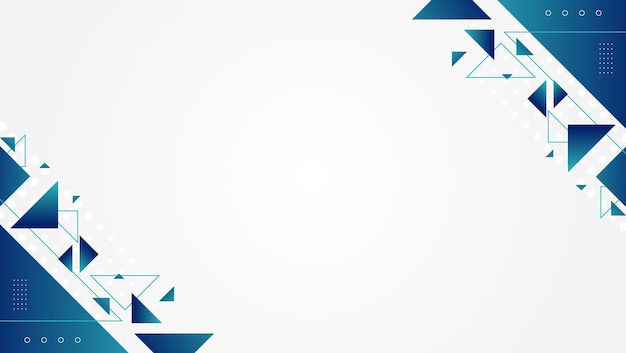 Una imagen de un triángulo azul con un fondo blanco.