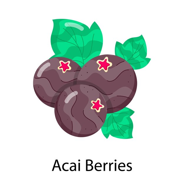 Vector una imagen de uvas con las palabras acmeal escritas en ella