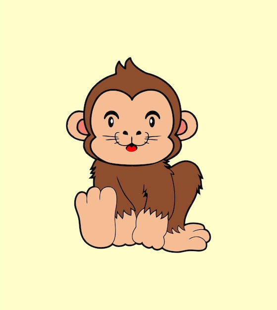 Vector imagen vectorial de animales para niños