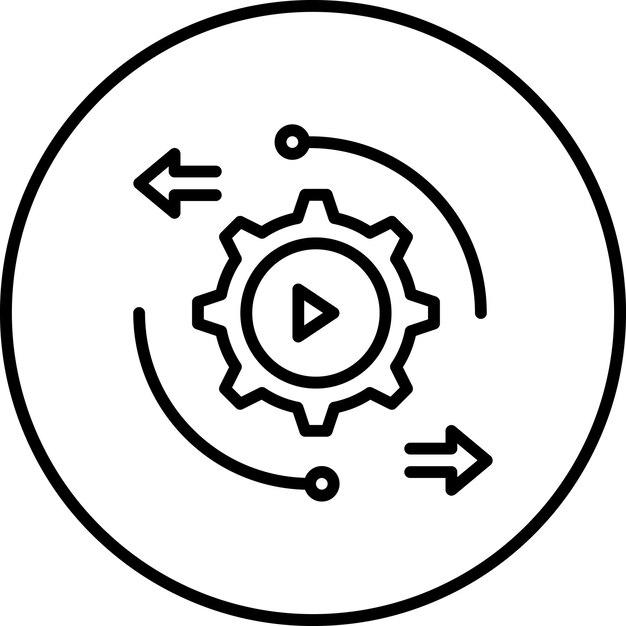 Imagen vectorial automática del icono Se puede utilizar para la fabricación