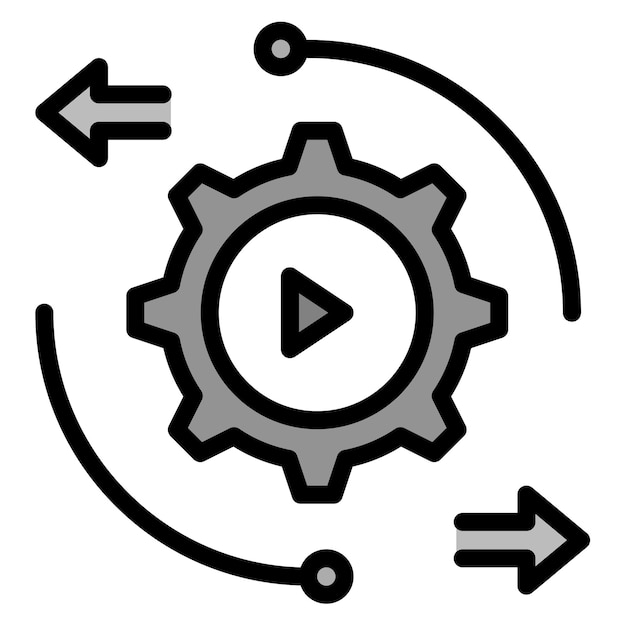 Imagen vectorial automática del icono Se puede utilizar para la fabricación