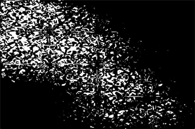 imagen vectorial en blanco y negro de grunge destresado textura de fondo aguda y desgastada