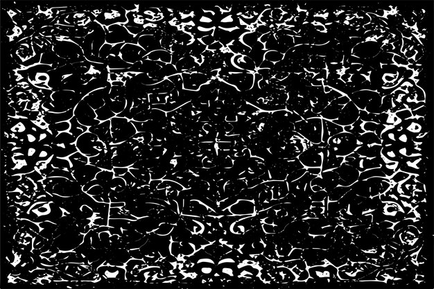 imagen vectorial en blanco y negro de grunge destresado textura de fondo aguda y desgastada