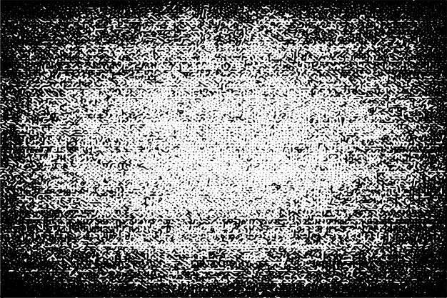 imagen vectorial en blanco y negro de superposición de textura de fondo grunge monocromática