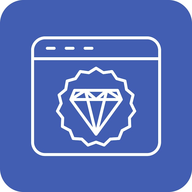 Imagen vectorial de calidad del icono de la página Se puede utilizar para el marketing web