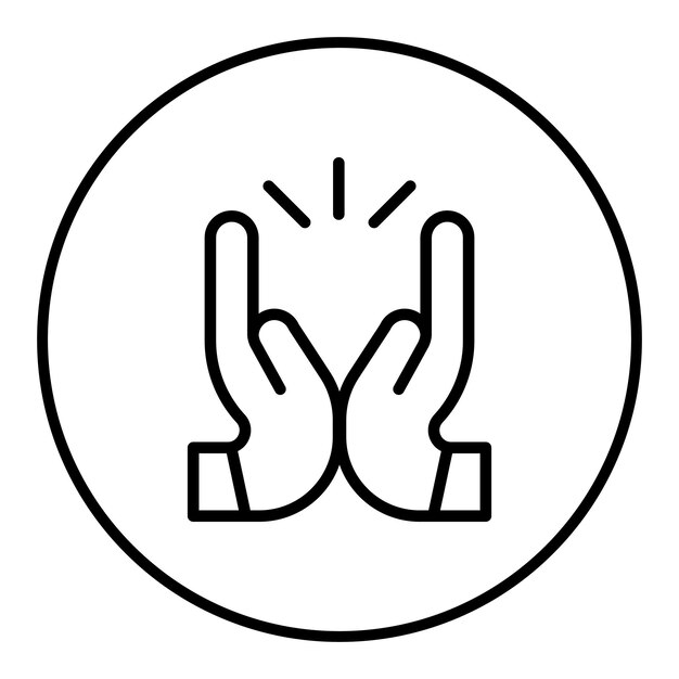 Imagen vectorial de cinco iconos altos puede usarse para Amistad