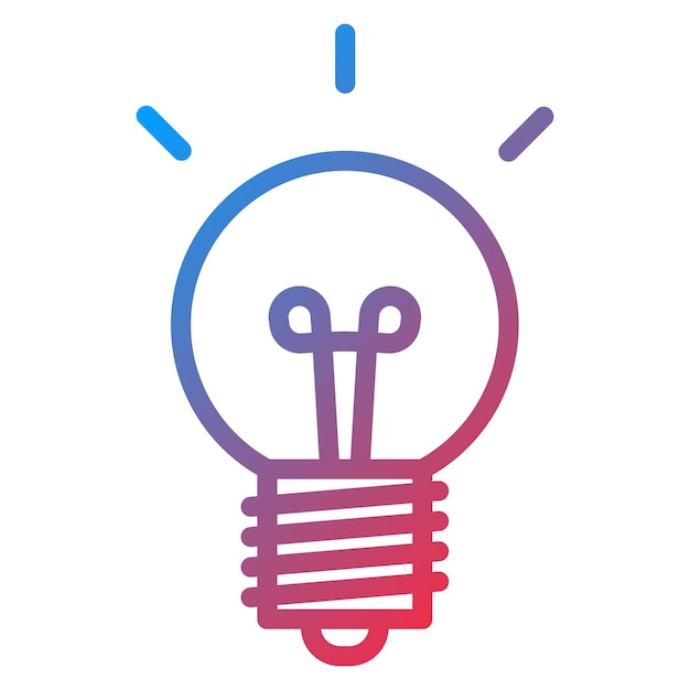 Imagen vectorial circular del icono de la lámpara Se puede utilizar para la iluminación