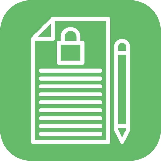 Imagen vectorial confidencial del icono del proyecto Se puede utilizar para la gestión de productos