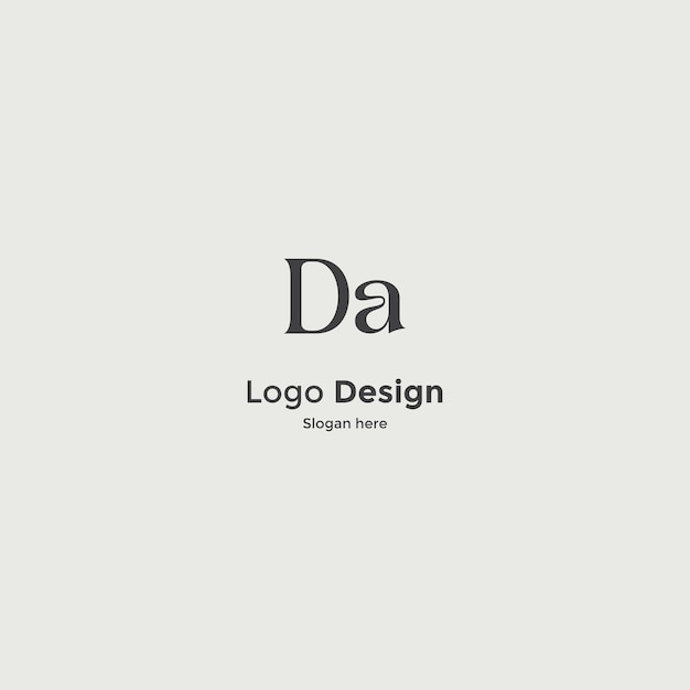 Imagen vectorial del diseño inicial del logotipo