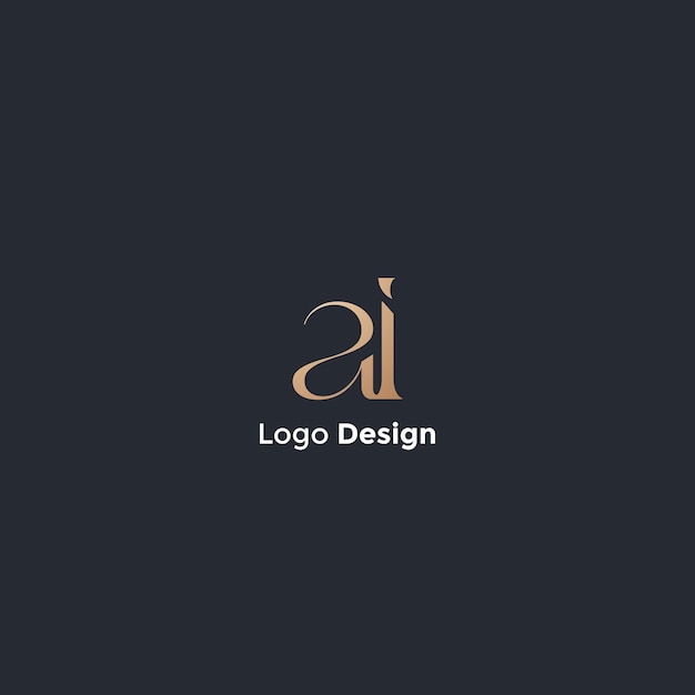 Imagen vectorial del diseño inicial del logotipo