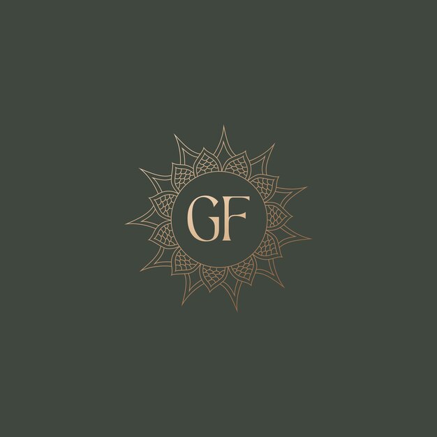 Imagen vectorial del diseño inicial del logotipo