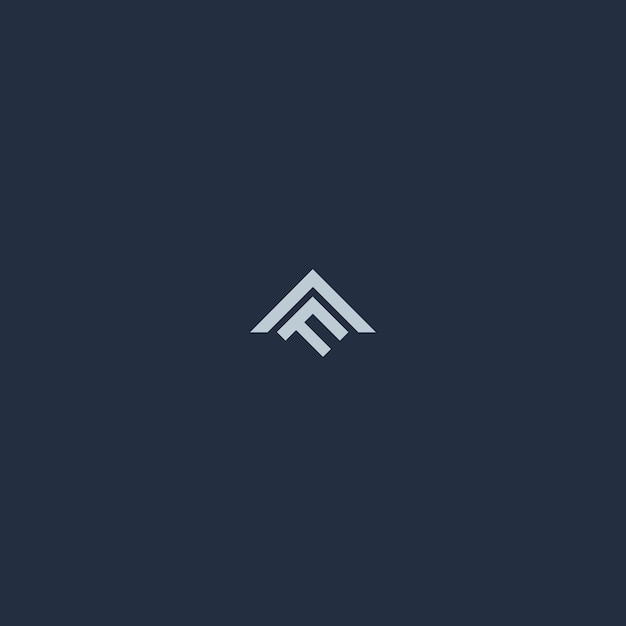 Imagen vectorial de diseño de logotipo AF