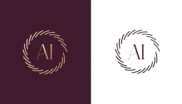 Imagen vectorial de diseño de logotipo AI