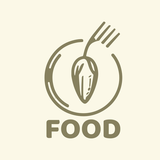 Vector imagen vectorial de diseño de logotipo de alimentos