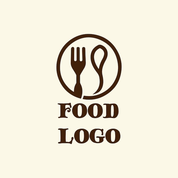 imagen vectorial de diseño de logotipo de alimentos