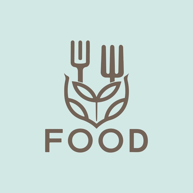 imagen vectorial de diseño de logotipo de alimentos