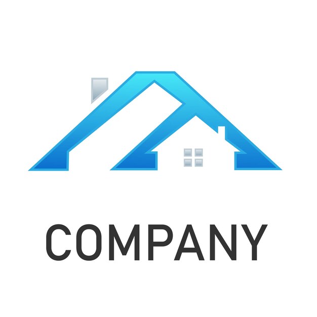 Vector imagen vectorial del diseño del logotipo de la casa