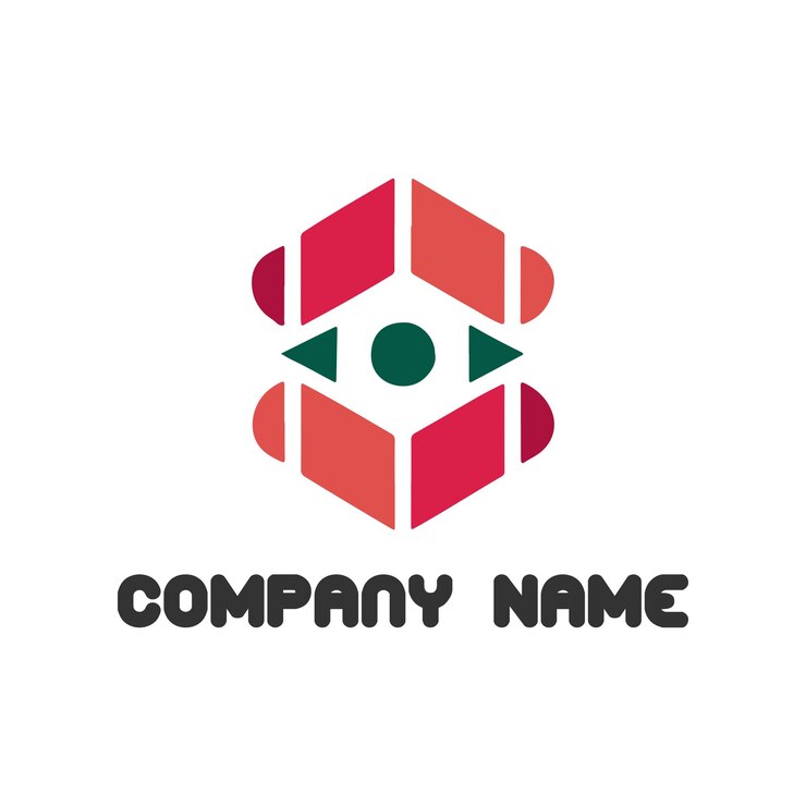 Imagen vectorial de diseño de logotipo comercial