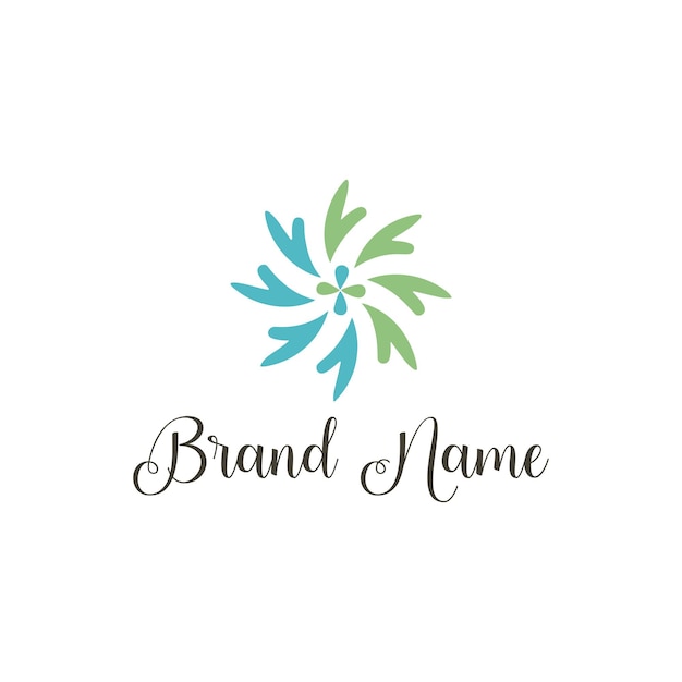 Imagen vectorial de diseño de logotipo comercial