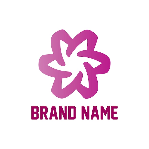 Imagen vectorial de diseño de logotipo comercial