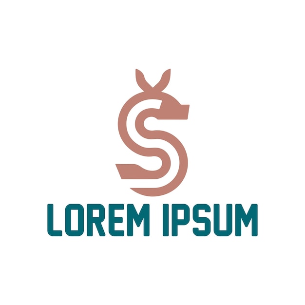 Imagen vectorial de diseño de logotipo comercial