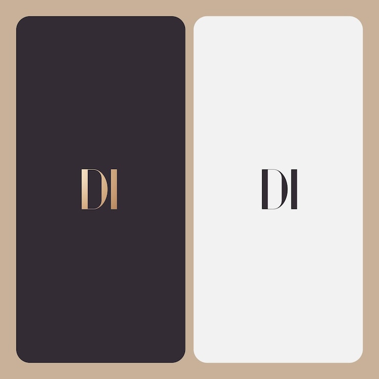 Vector imagen vectorial del diseño del logotipo de di