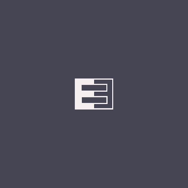 Imagen vectorial del diseño del logotipo de EE