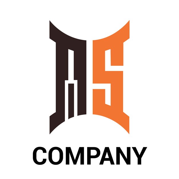 Imagen vectorial de diseño de logotipo de icono de Creative qs descargar hoy