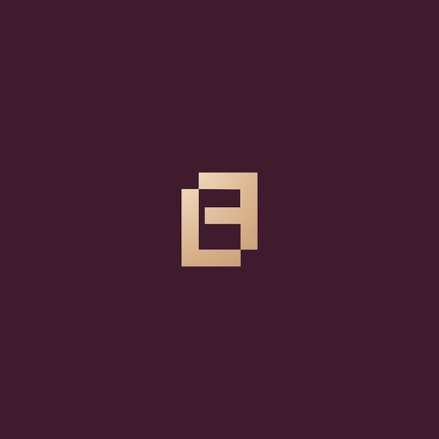 Imagen vectorial del diseño del logotipo de LF