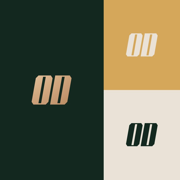 Vector imagen vectorial de diseño de logotipo od