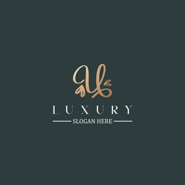 Imagen vectorial del diseño del logotipo U