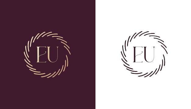 Imagen vectorial del diseño del logotipo de la UE
