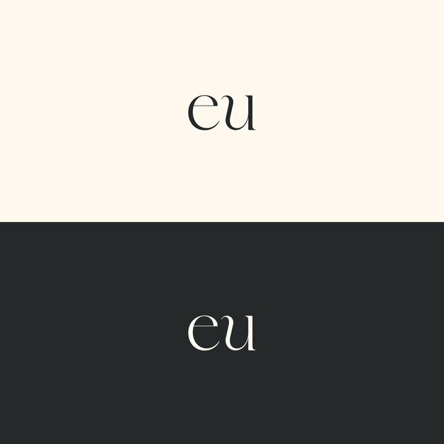 Imagen vectorial del diseño del logotipo de la UE