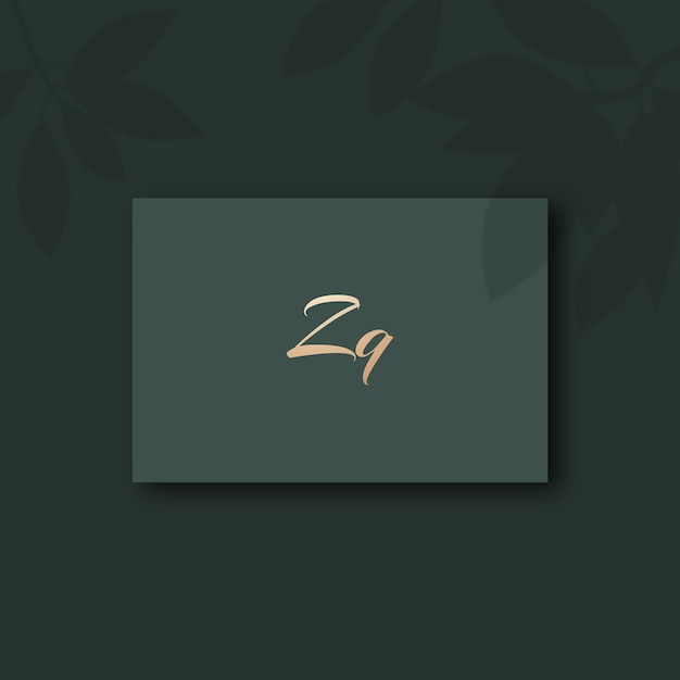 Imagen vectorial del diseño del logotipo Zq
