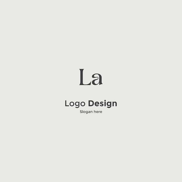 La imagen vectorial del diseño del logotipo