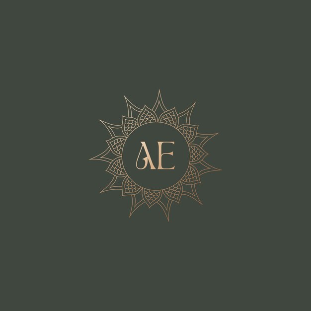 Una imagen vectorial del diseño del logotipo