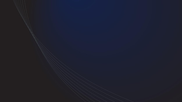 Imagen vectorial de diseño de papel tapiz de fondo de gradiente abstracto borroso oscuro con línea curva para el fondo o