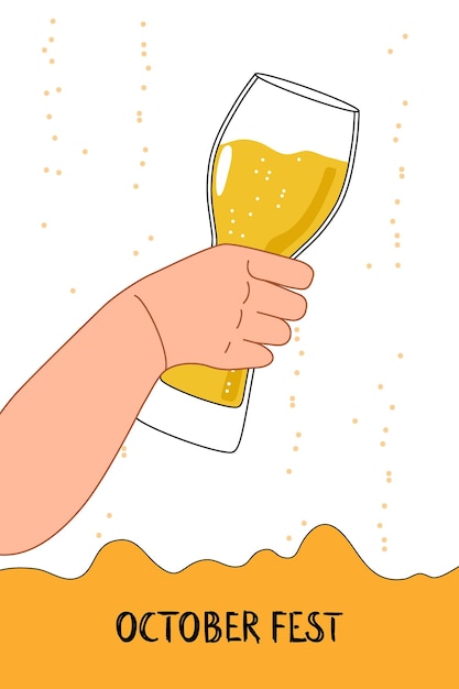 Imagen vectorial de dos tazas de cerveza Bebidas con mucha espuma