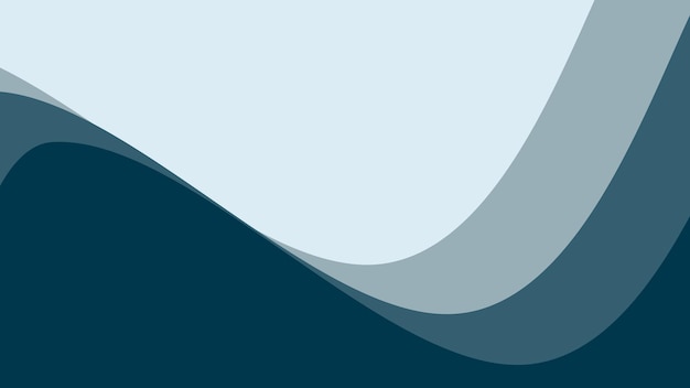 Imagen vectorial de fondo abstracta cortada en papel azul para telón de fondo o presentación
