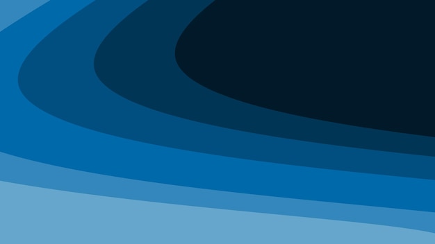 Imagen vectorial de fondo abstracta cortada en papel azul para telón de fondo o presentación