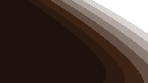 Imagen vectorial de fondo abstracta cortada en papel marrón
