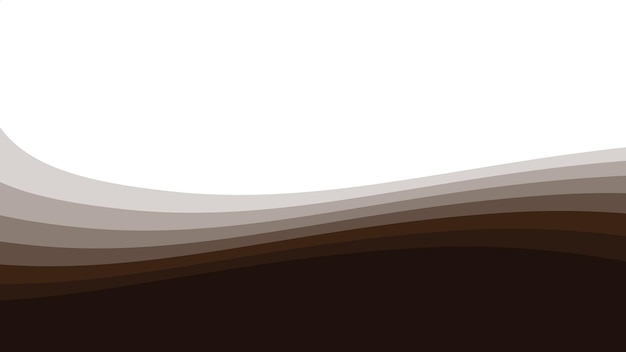 Imagen vectorial de fondo abstracta cortada en papel marrón