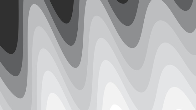 Imagen vectorial de fondo abstracta cortada en papel de onda gris