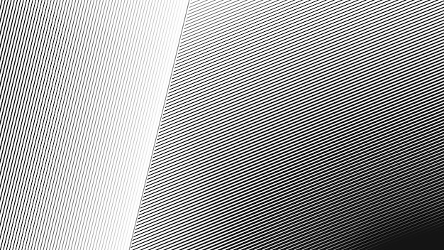 Imagen vectorial de fondo abstracta sin costuras de rayas negras y blancas