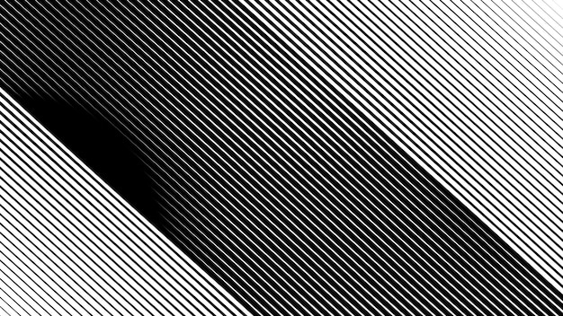 Imagen vectorial de fondo abstracta sin costuras de rayas negras y blancas